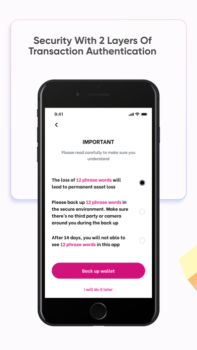 3S Wallet: Crypto DeFi Wallet स्क्रीनशॉट