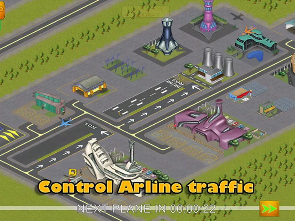 Tangkapan skrin Airport Ops - Management Saga iPad 