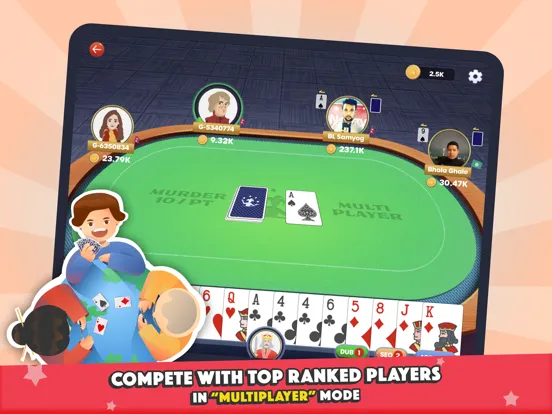 Marriage Card Game by Bhoos iPad  Screenshots