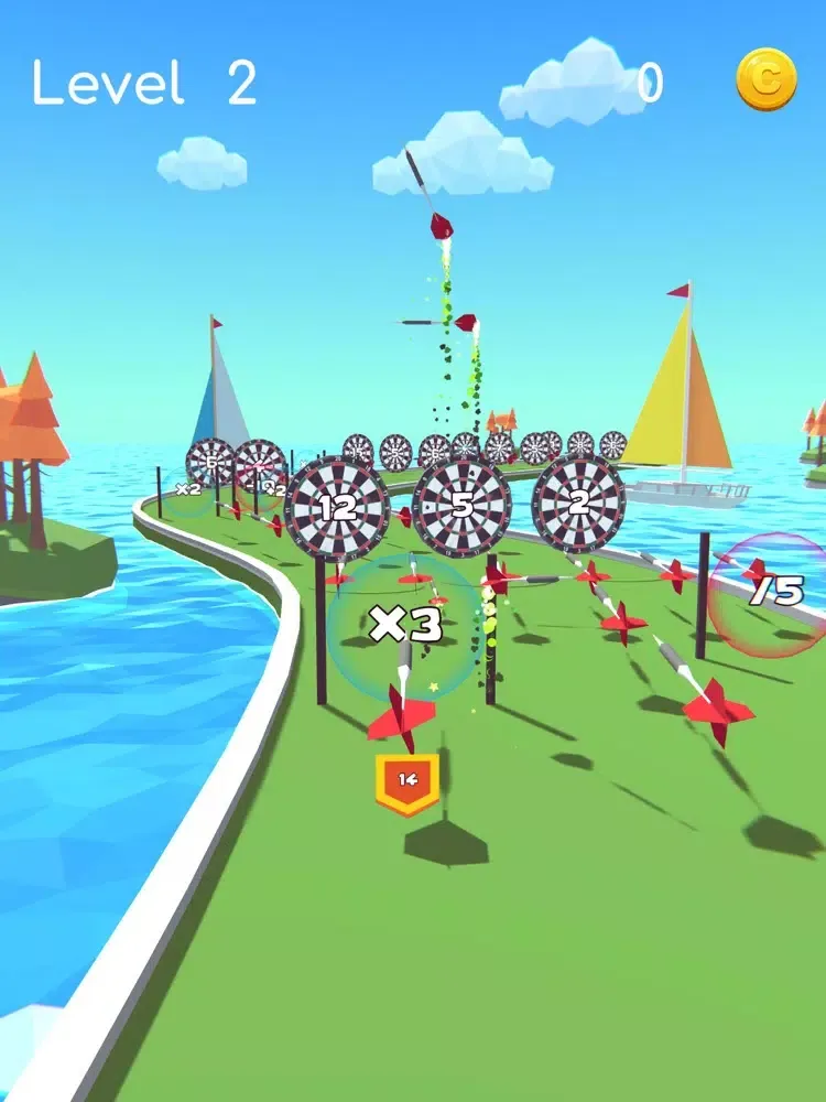 Zrzuty ekranu DartShooty3D iPad 