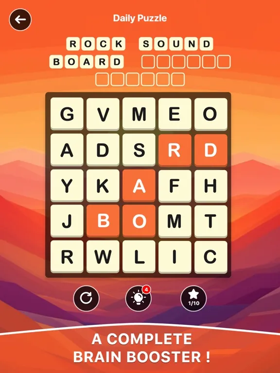 Word Master Crossword Puzzles iPad  スクリーンショット