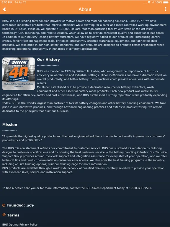 Screenshot di BHS Optima iPad 