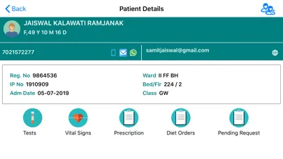 BHT Mumbai Prescription Diary应用截图