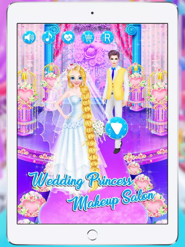 Tangkapan skrin Wedding Princess Makeup Salon iPad 