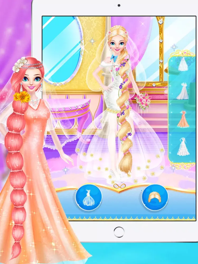 Tangkapan skrin Wedding Princess Makeup Salon iPad 