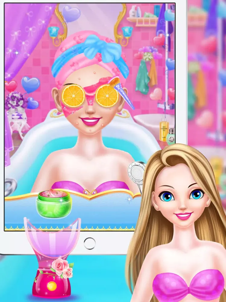 Tangkapan skrin Wedding Princess Makeup Salon iPad 