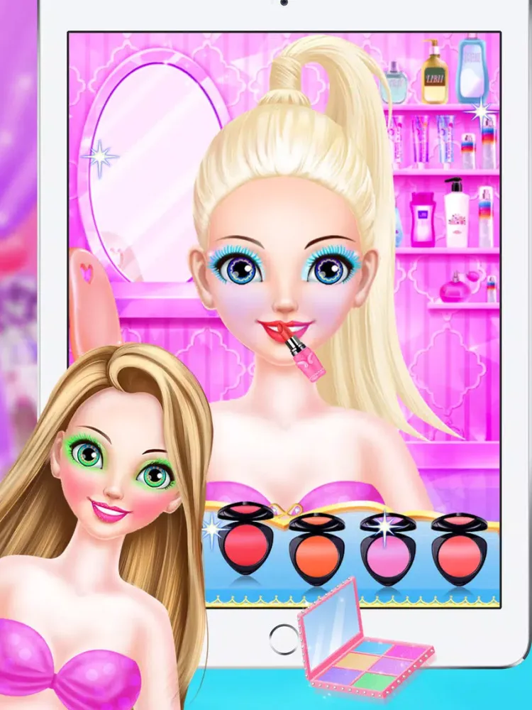Tangkapan skrin Wedding Princess Makeup Salon iPad 