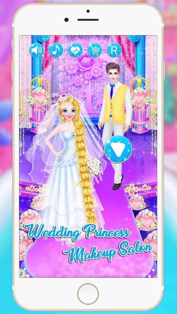 Tangkapan skrin Wedding Princess Makeup Salon