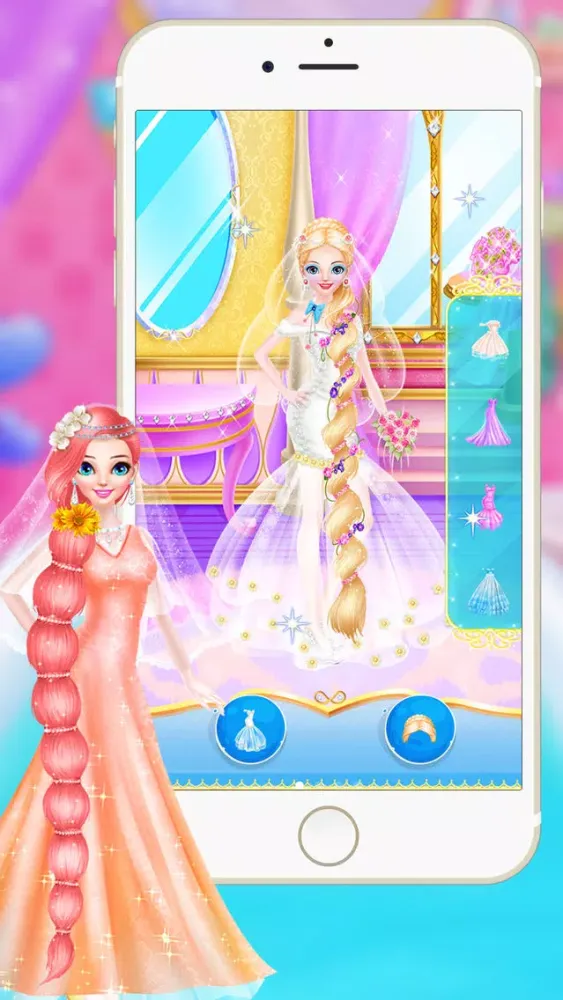 Tangkapan skrin Wedding Princess Makeup Salon