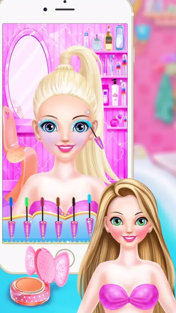 Tangkapan skrin Wedding Princess Makeup Salon