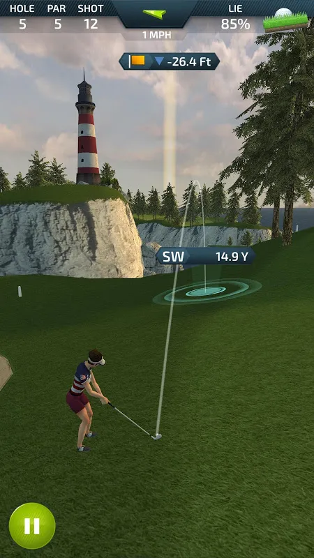 Ảnh chụp màn hình của Pro Feel Golf 2.2.2 mod