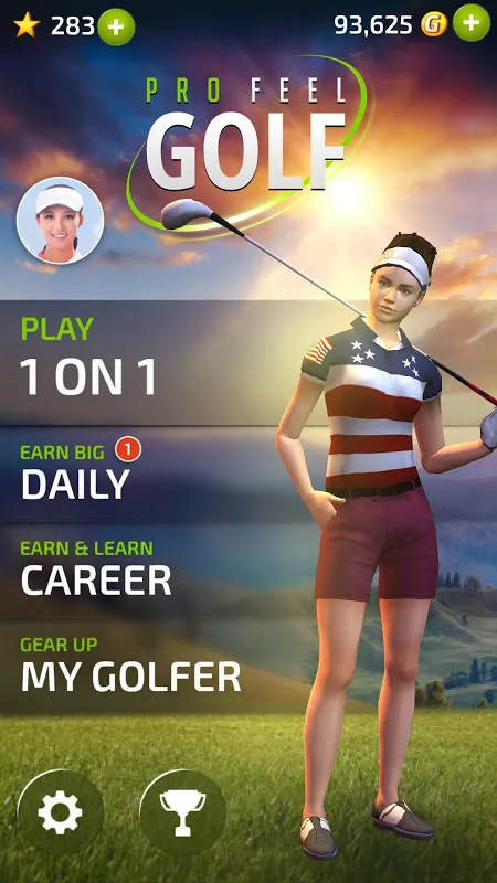 Ảnh chụp màn hình của Pro Feel Golf 2.2.2 mod