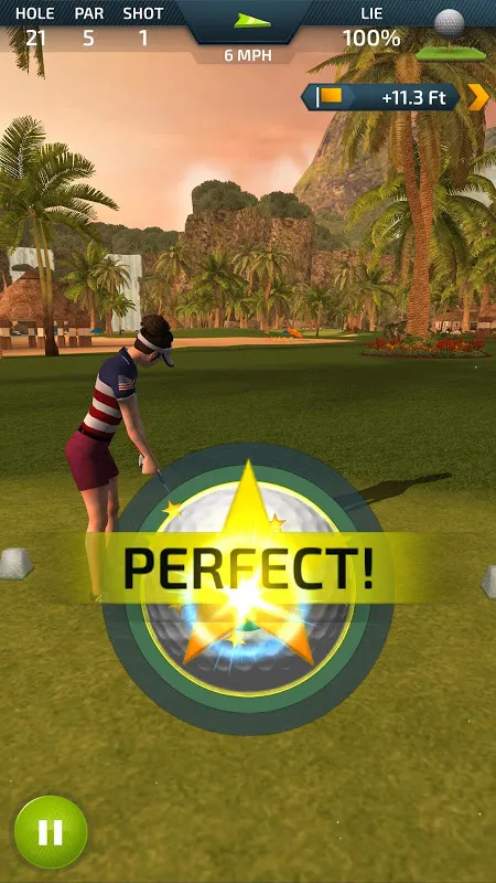 Ảnh chụp màn hình của Pro Feel Golf 2.2.2 mod