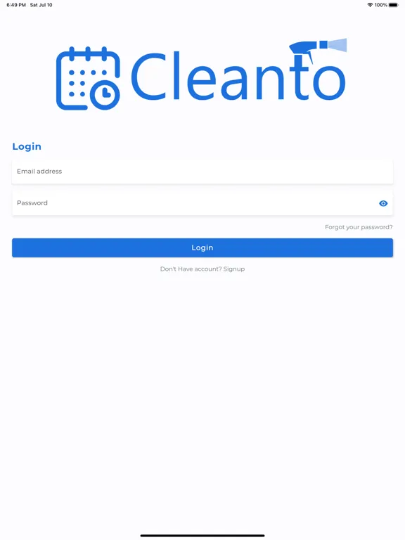 Cleanto iPad  Ekran Görüntüleri
