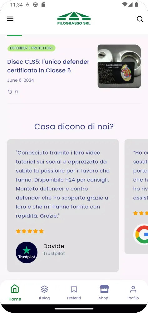 Filograsso srl Screenshots