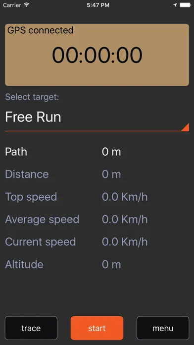 Zrzuty ekranu Jogging app