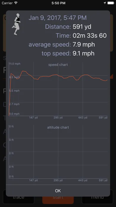 Zrzuty ekranu Jogging app