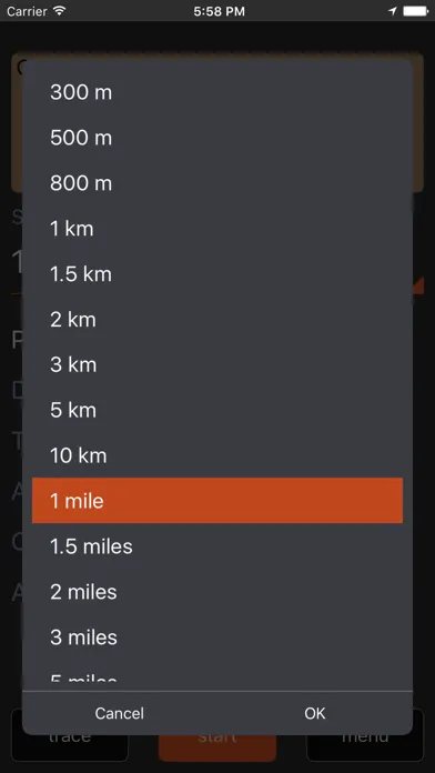 Zrzuty ekranu Jogging app