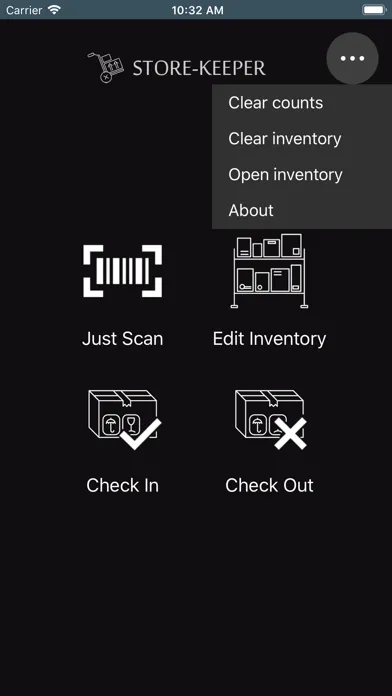 Screenshot di Store-Keeper inventory scanner
