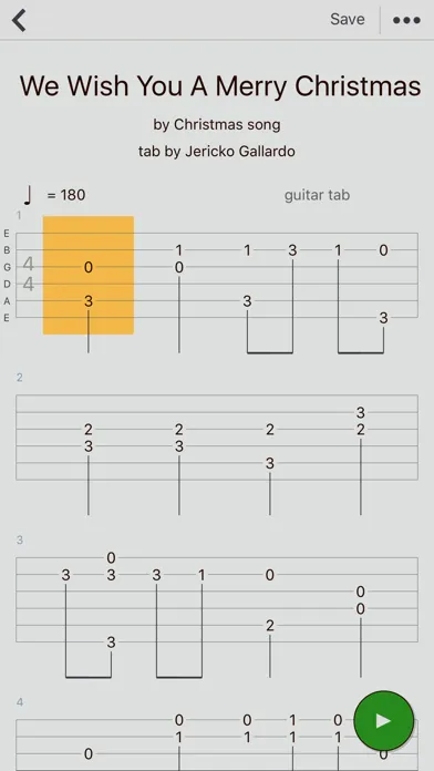 Guitar Tabs X - tabs editor Screenshots