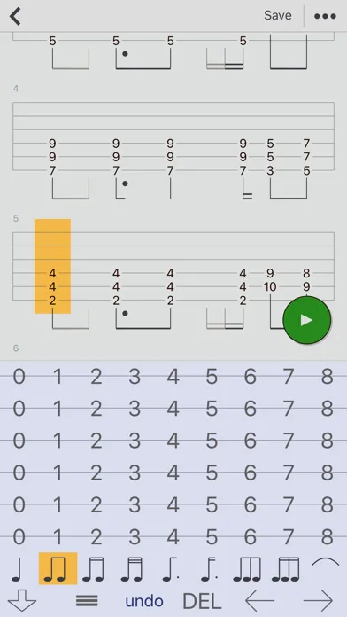 Guitar Tabs X - tabs editor Screenshots