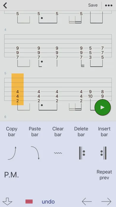 Guitar Tabs X - tabs editor Screenshots