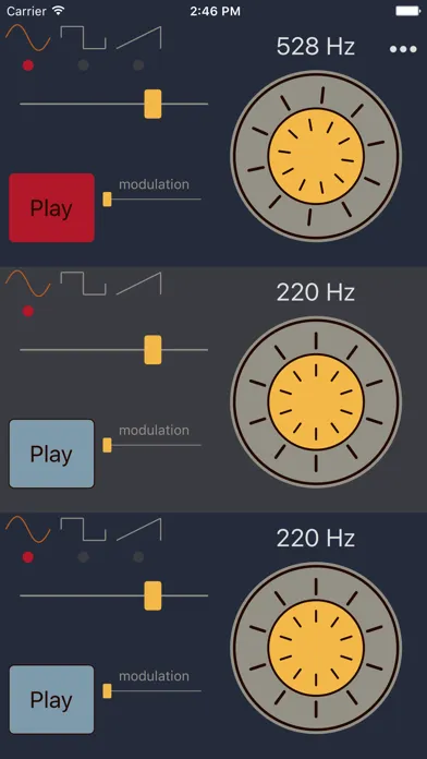 Frequency Sound Generator سکرین شاٹس