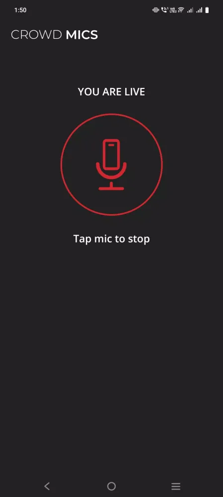 Zrzuty ekranu Crowd Mics