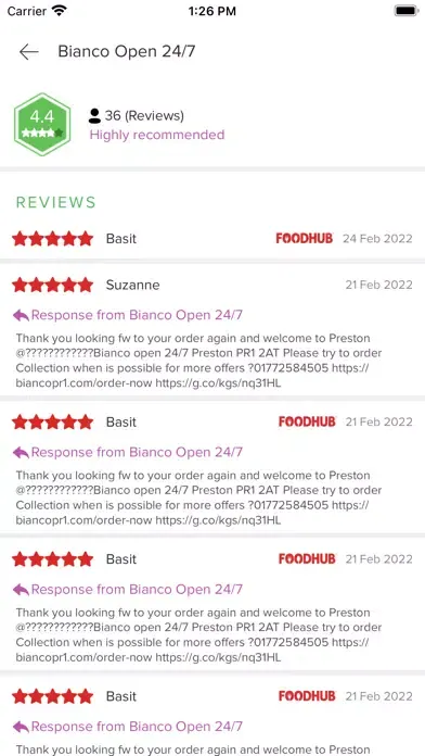 Bianco Open 24/7 سکرین شاٹس