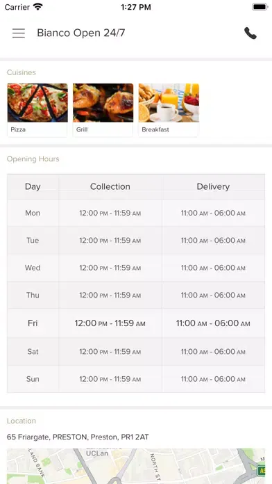 Bianco Open 24/7 سکرین شاٹس