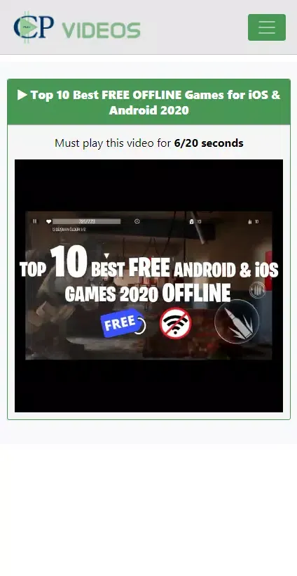 CP Videos Online Ekran Görüntüleri