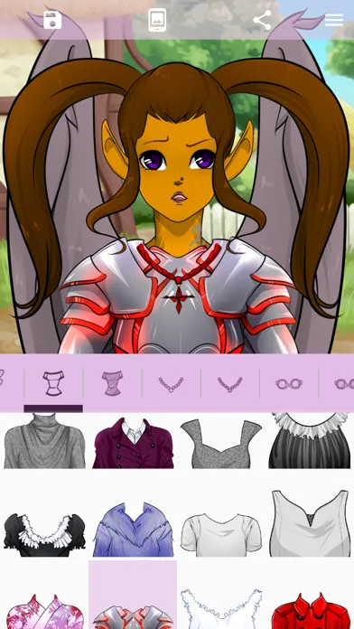 Tangkapan skrin Avatar Maker: Girls
