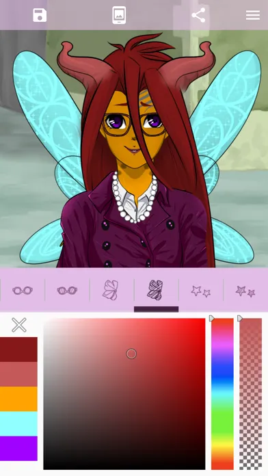 Tangkapan skrin Avatar Maker: Girls