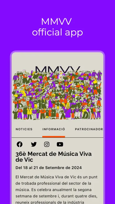 Capturas de pantalla de Mercat Música Viva Vic