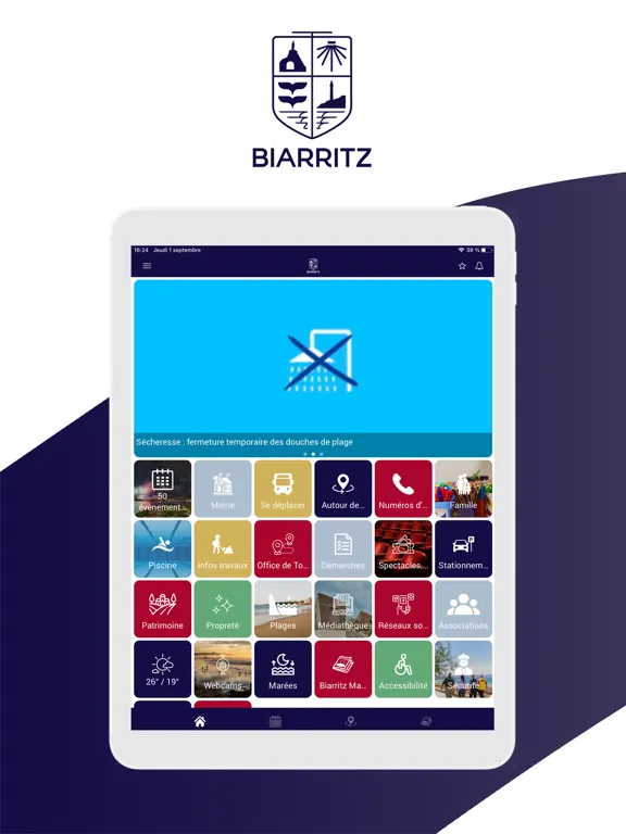 BIARRITZ iPad  Screenshots