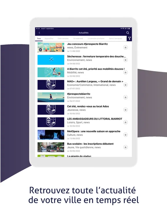 BIARRITZ iPad  Screenshots