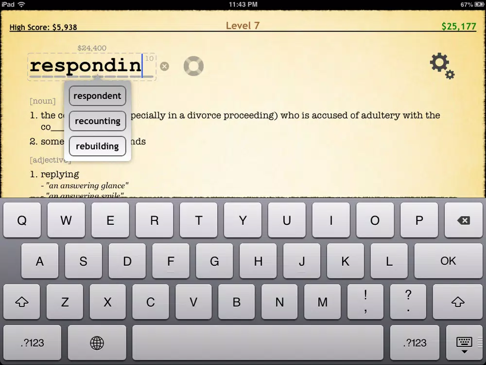 تصاویر Play Dictionary with Hangman iPad 