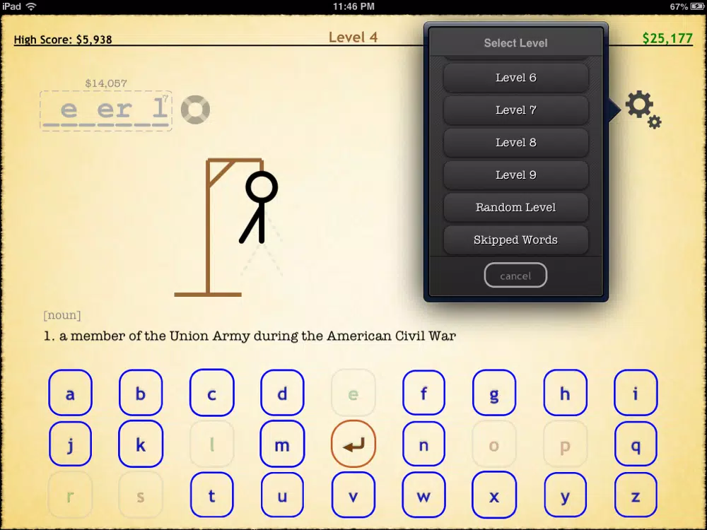 تصاویر Play Dictionary with Hangman iPad 