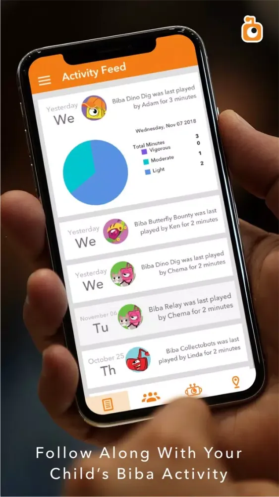 Zrzuty ekranu Biba Play Tracker
