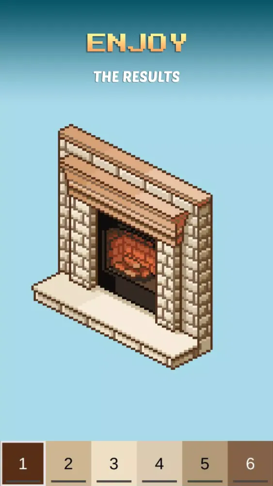 Pixel Art: Color Rooms سکرین شاٹس