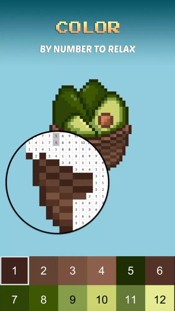 Pixel Art - Color House应用截图
