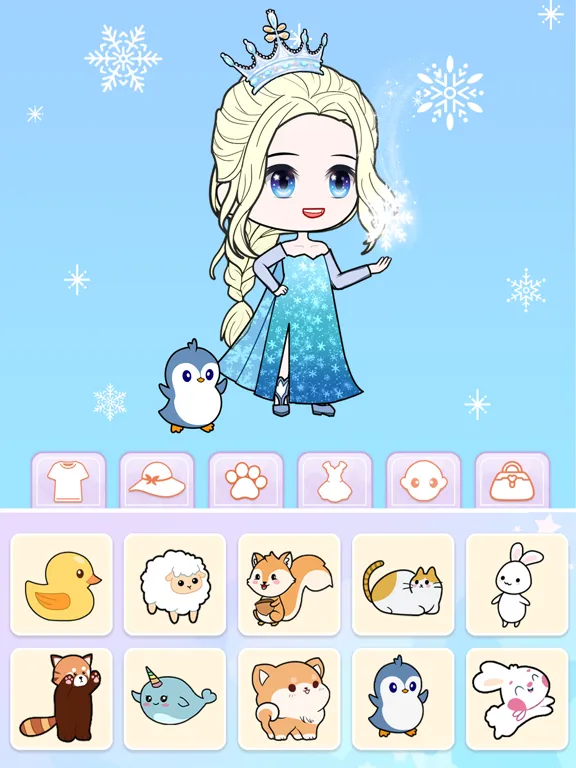 Ảnh chụp màn hình của Dress Up: Chibi Doll Maker iPad 