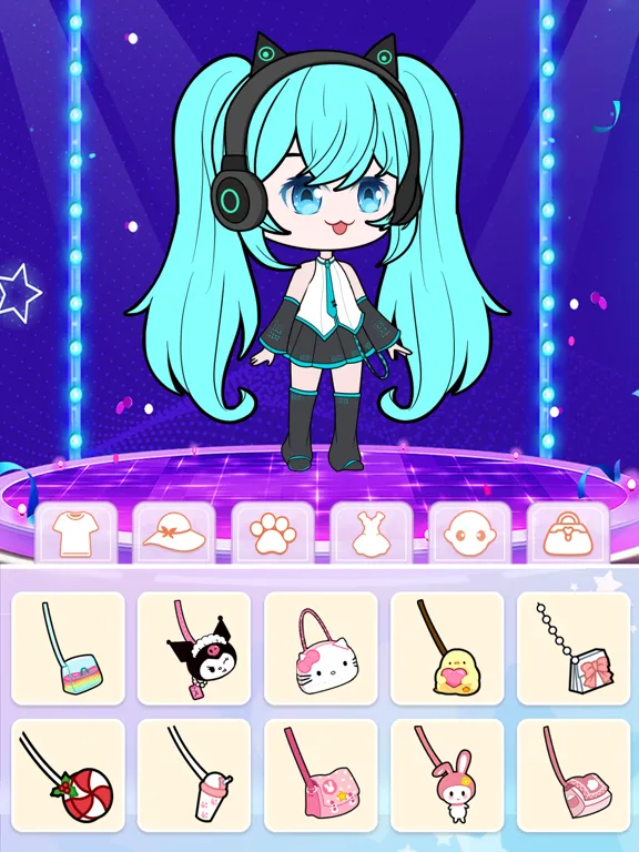 Ảnh chụp màn hình của Dress Up: Chibi Doll Maker iPad 