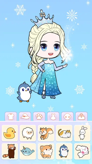 Ảnh chụp màn hình của Dress Up: Chibi Doll Maker
