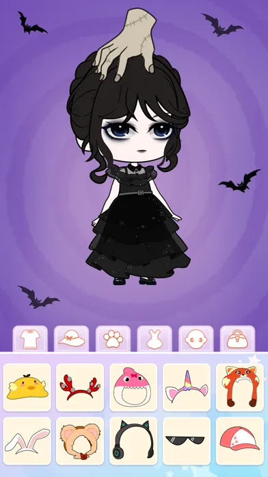 Ảnh chụp màn hình của Dress Up: Chibi Doll Maker