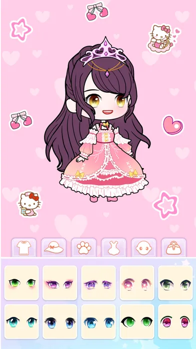 Ảnh chụp màn hình của Dress Up: Chibi Doll Maker