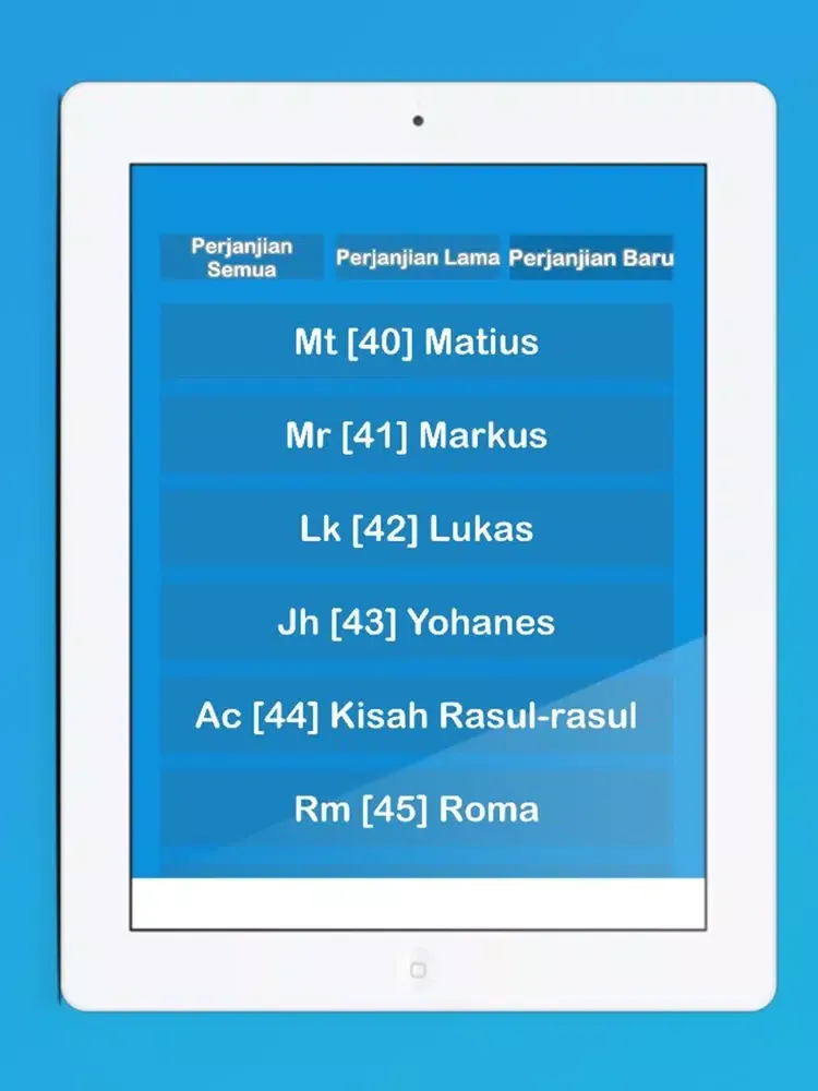 Alkitab indonesia iPad  スクリーンショット