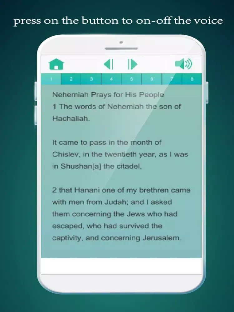 Ảnh chụp màn hình của Audio Bible: NKJV iPad 