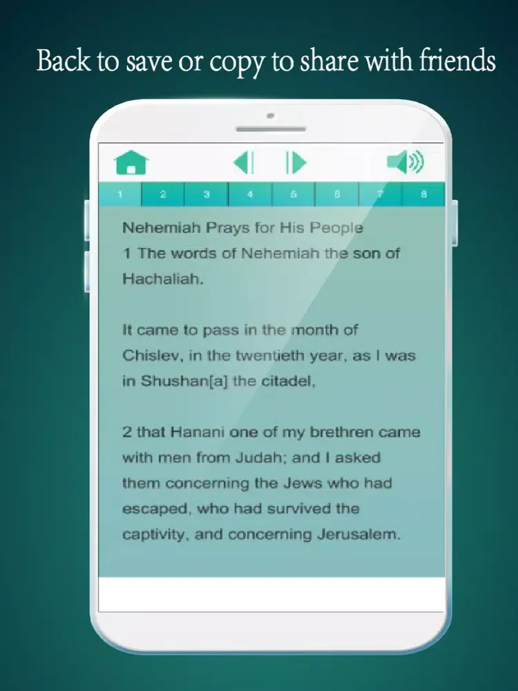 Ảnh chụp màn hình của Audio Bible: NKJV iPad 