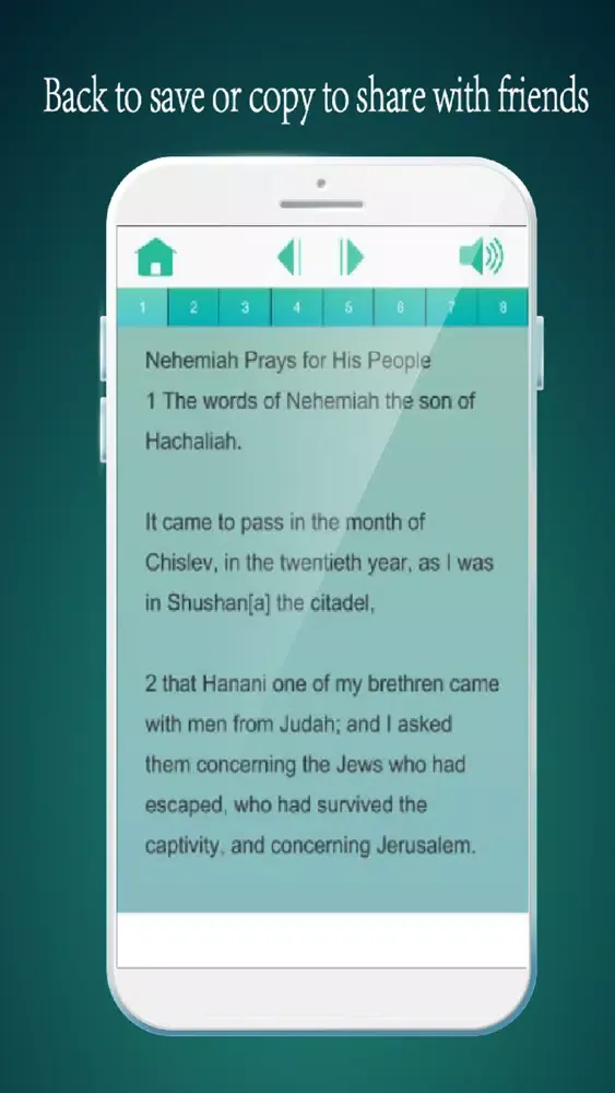 Ảnh chụp màn hình của Audio Bible: NKJV